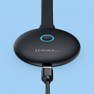 Hagibis HD Wireless Projector Black